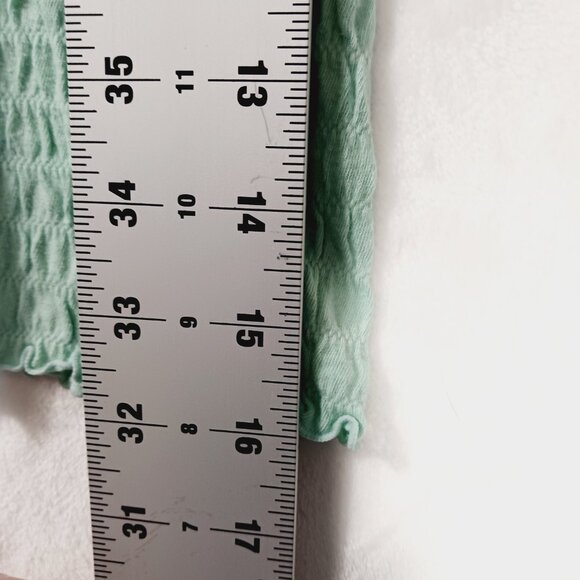Denim & Company XL, Mint Green Top, 3/4 Sleeve, Light Weight, Casual, Stretchy - Picture 14 of 14